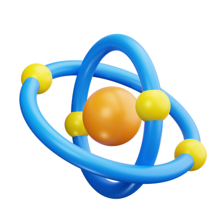 Quantum Mechanics  3D Icon