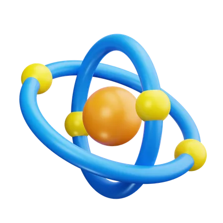 Quantum Mechanics  3D Icon