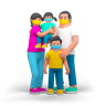 family in quarantine [3dpose]