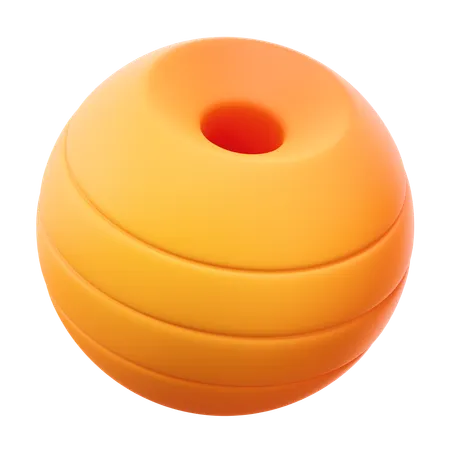 四分の一円抽象  3D Icon