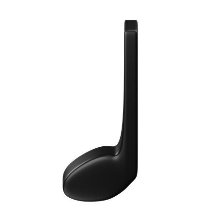 Quarter Note  3D Icon