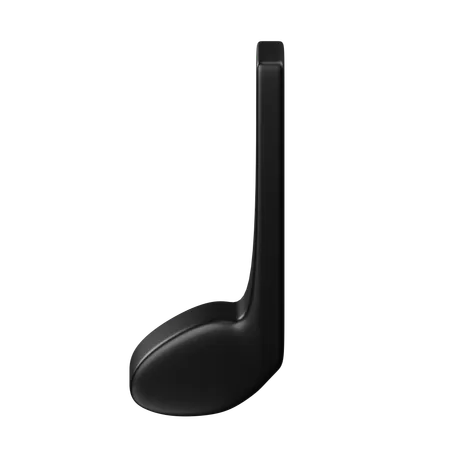 Quarter Note  3D Icon