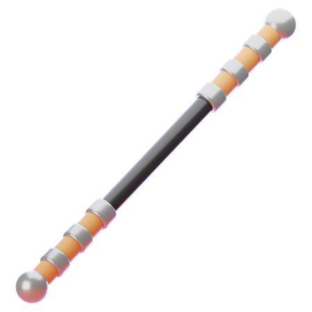 Quarter Staff  3D Icon