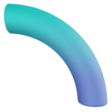 Quarter Torus  3D Icon