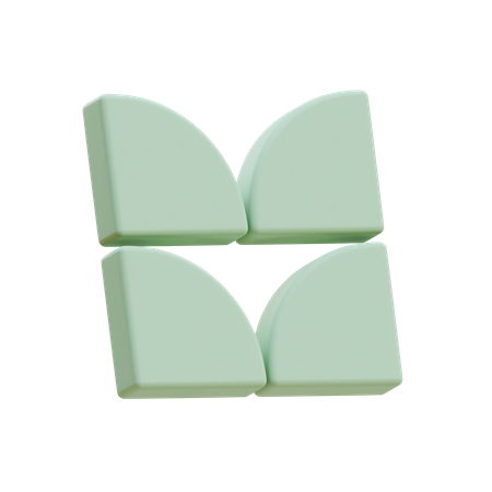 Quarto duplo m  3D Icon
