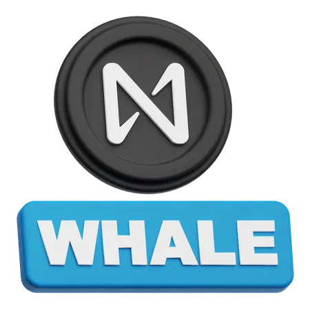 Perto da baleia  3D Icon