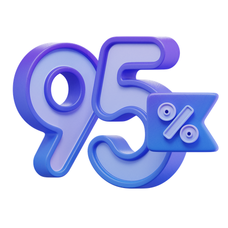 Quatre-vingt-quinze pour cent  3D Icon