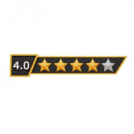 Quatro estrelas  3D Icon