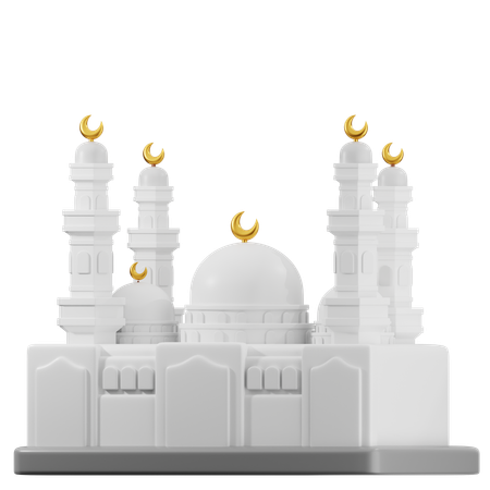 Quba-Moschee  3D Icon