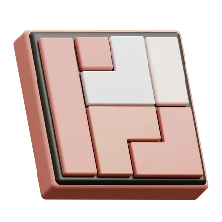 Quebra-cabeça  3D Icon