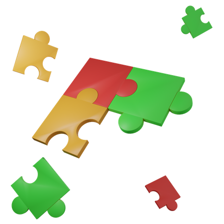 Quebra-cabeça  3D Icon