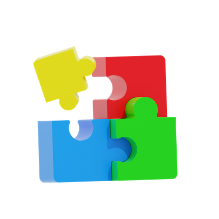 Quebra-cabeça  3D Icon