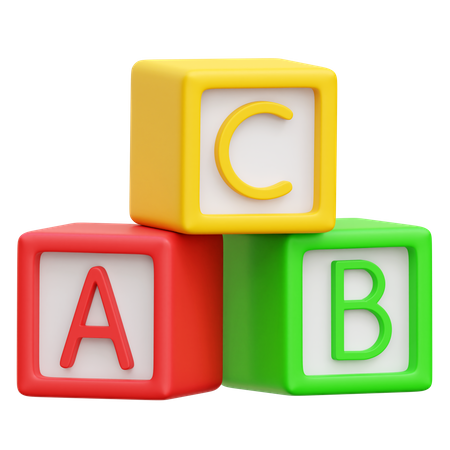Blocos de alfabeto  3D Icon