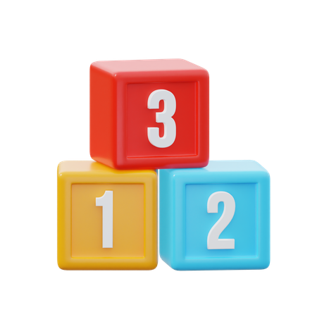 Quebra-cabeças numéricos  3D Icon