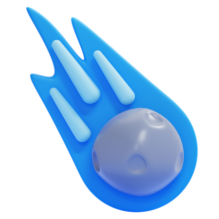 Meteoro caindo  3D Icon