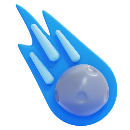 Meteoro caindo  3D Icon