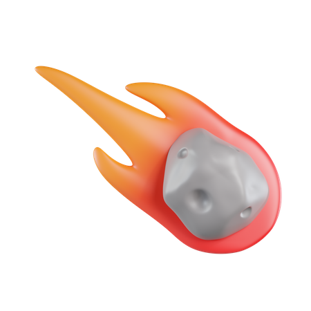 Meteoro caindo  3D Icon
