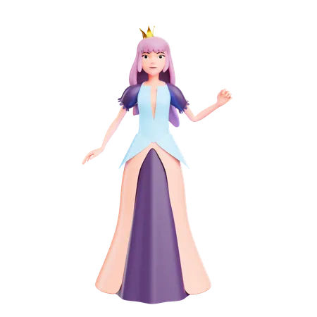 Queen  3D Illustration