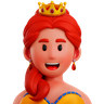 queen emoji 3d
