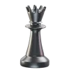 Queen Chess Piece Black