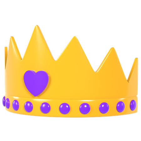 Queen Crown  3D Illustration