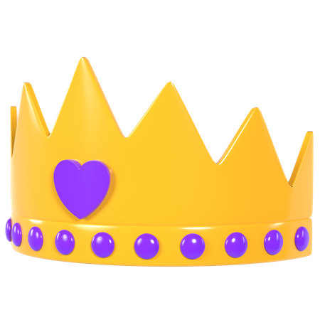 Queen Crown 3D Illustration