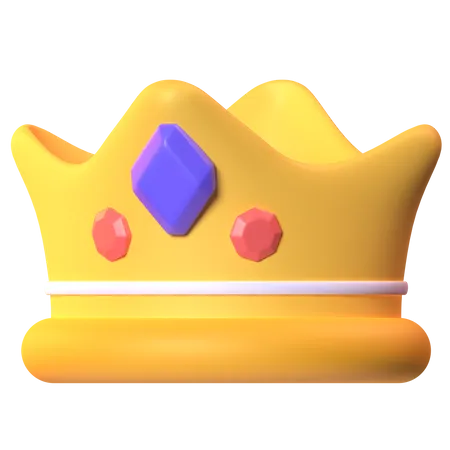 Queen Crown 3D Icon