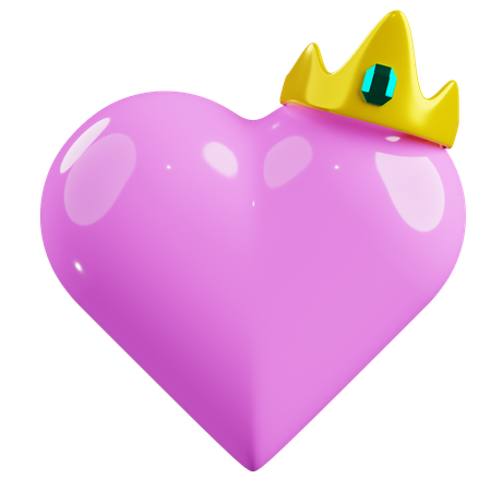 Queen Love  3D Icon