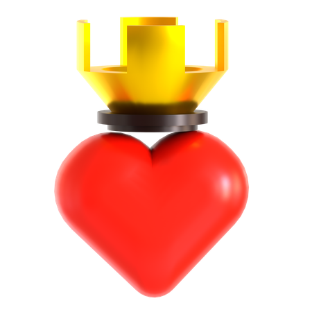 Queen Love  3D Icon
