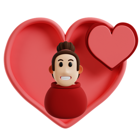 Queen of Hearts  3D Icon