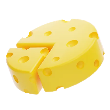 Queijo  3D Icon