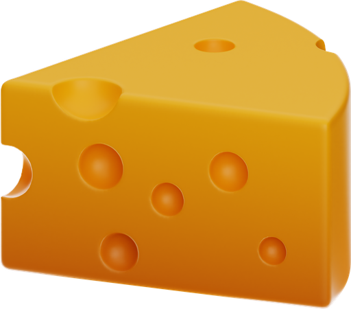 Queijo  3D Icon