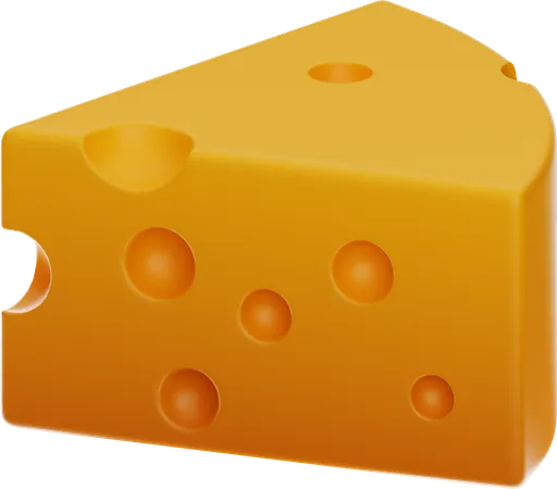 Queijo  3D Icon