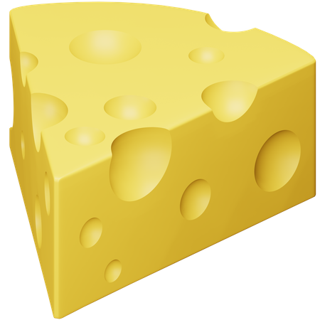 Queijo  3D Icon