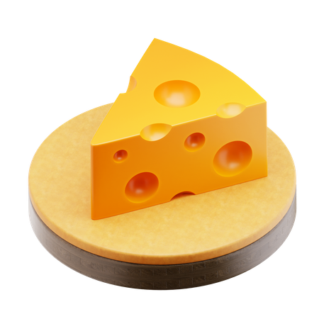 Queijo cheddar  3D Icon