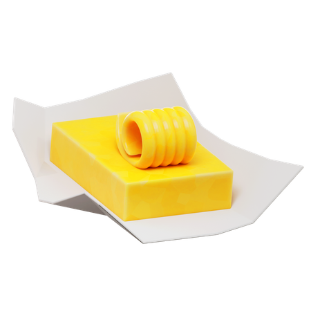 Queijo parmesão  3D Icon