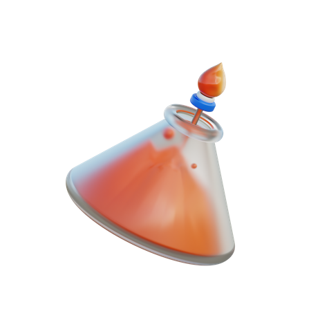Queimador de álcool  3D Icon