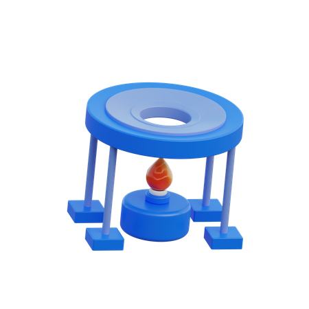 Queimador de laboratório  3D Icon