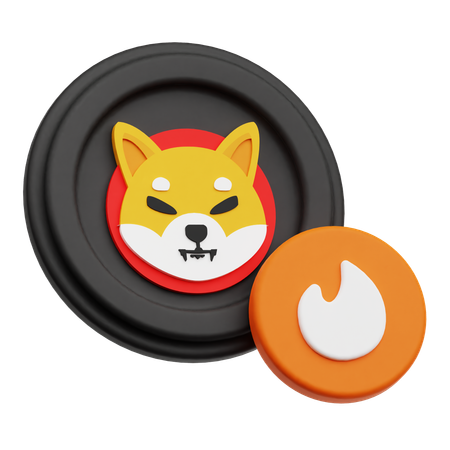 Queimadura de Shiba Inu  3D Icon