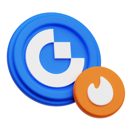 Quema de tokens de puerta  3D Icon