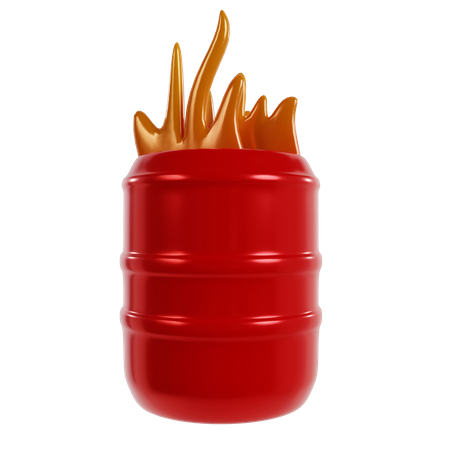 Quemando aceite  3D Icon