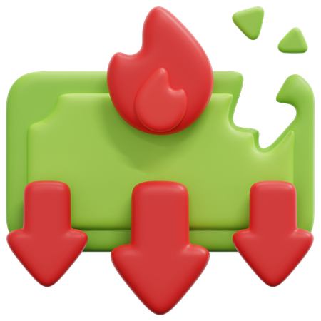 Quemar dinero  3D Icon