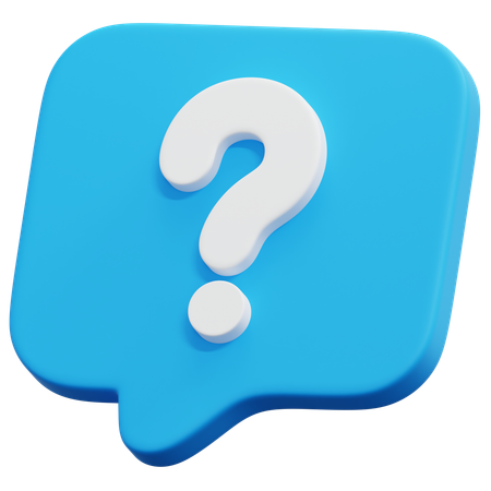 Query Bubble  3D Icon
