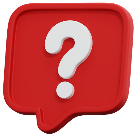 Query Bubble  3D Icon
