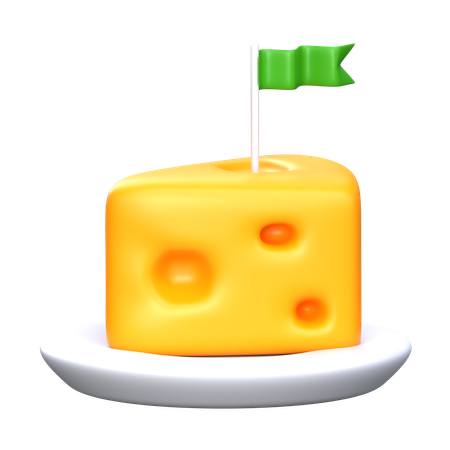 Queso  3D Icon