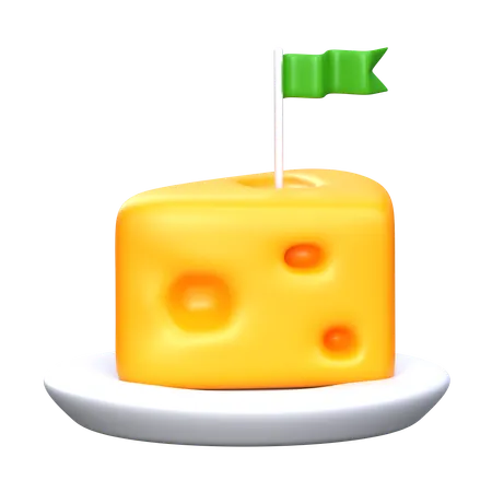 Queso  3D Icon