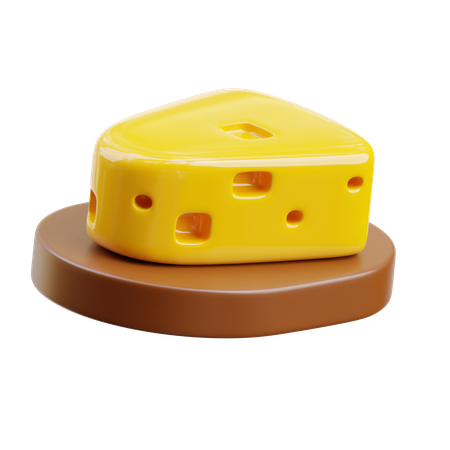 Queso  3D Icon