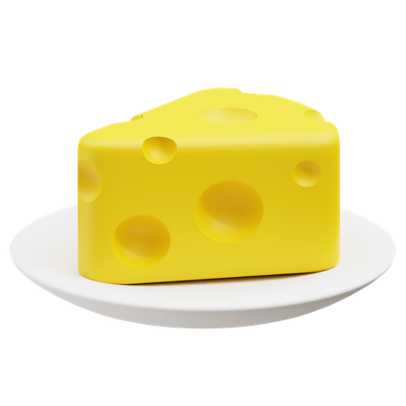 Queso  3D Icon