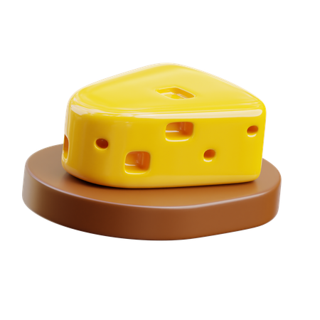 Queso  3D Icon