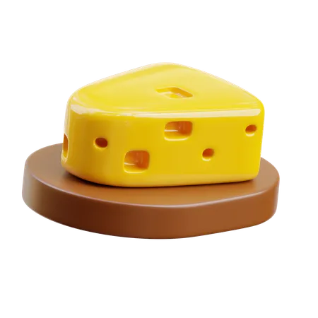 Queso  3D Icon